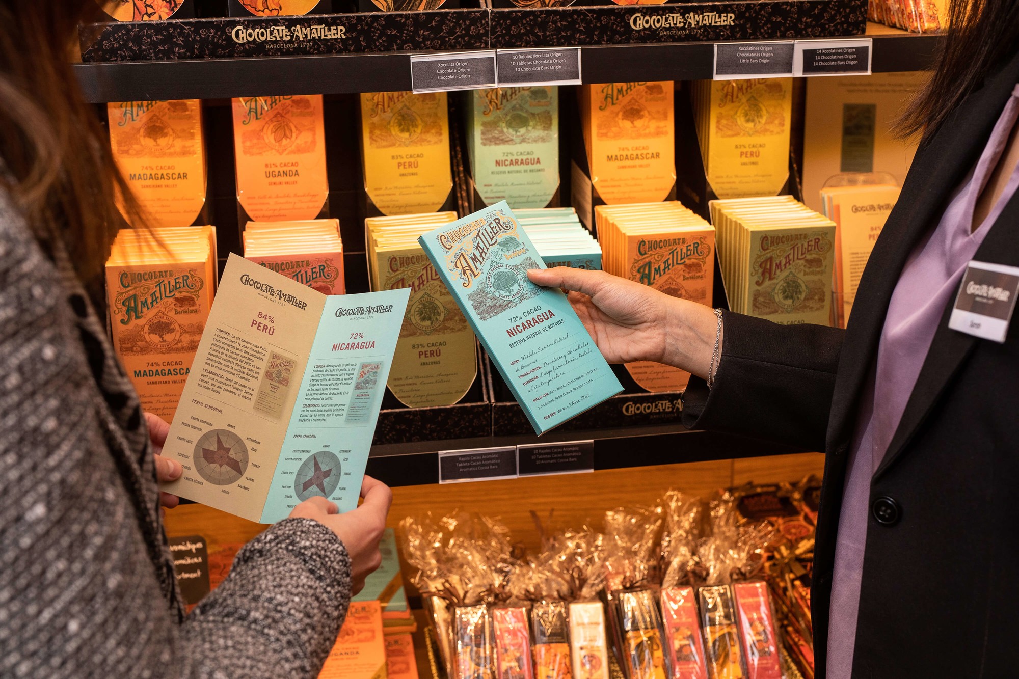 Mostra de productes a la botiga de Barcelona de Simon Coll